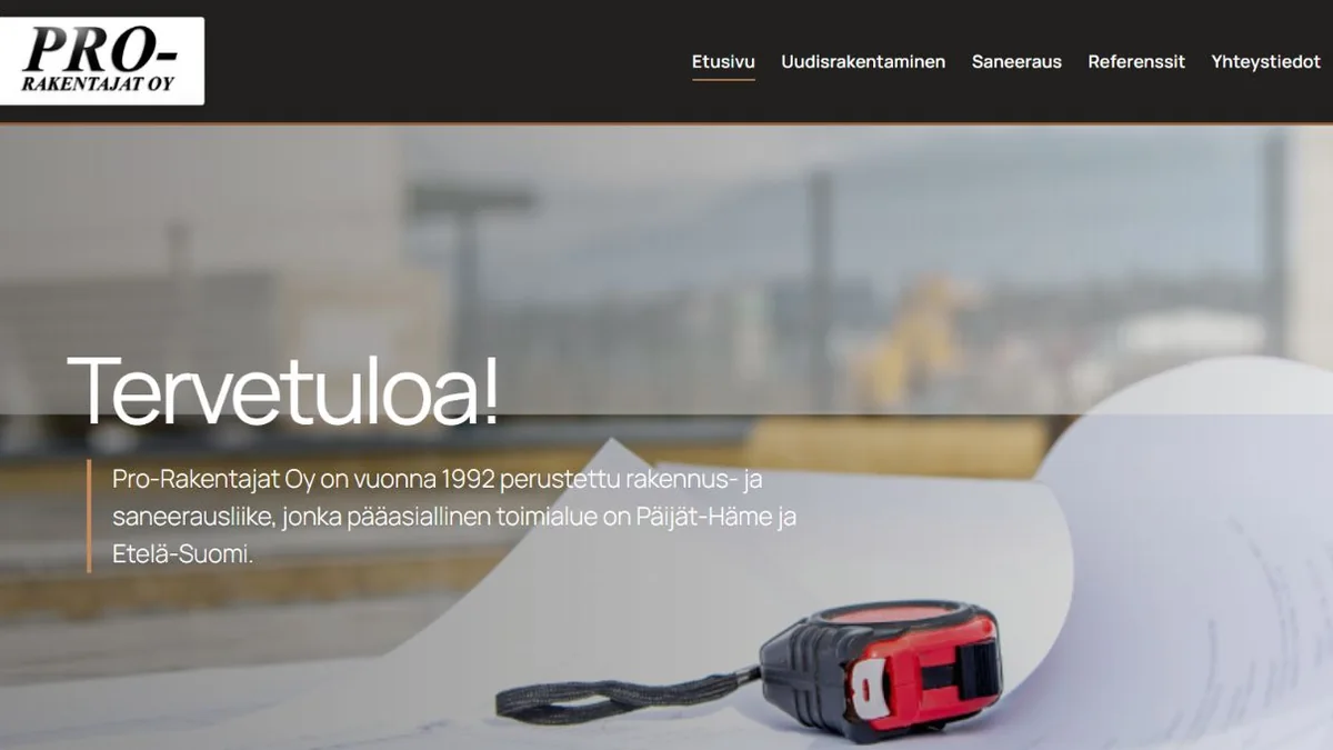 Case: Pro-Rakentajat – WordPress-uudistus rakennusliikkeelle